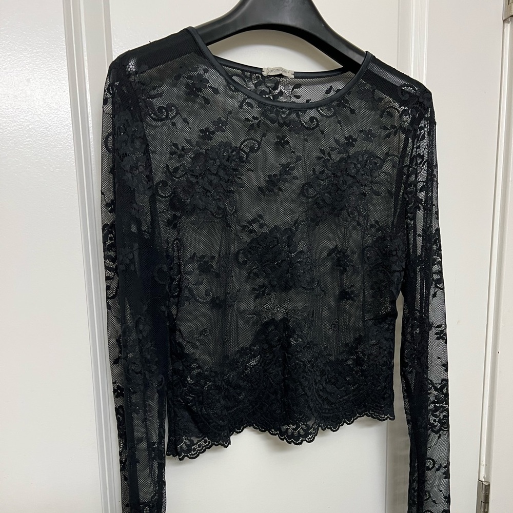 S/M Intimissimi Lace Crop Top